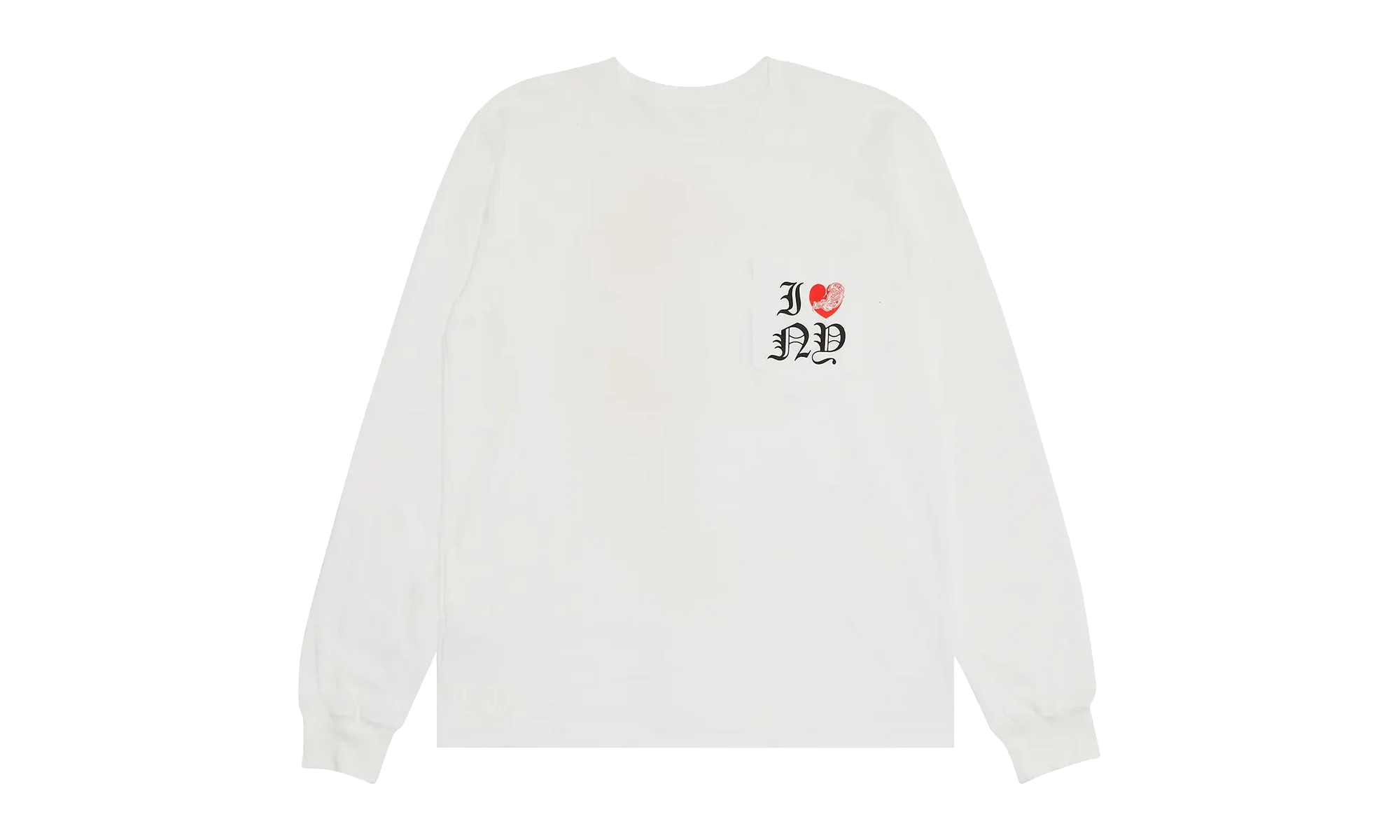 I Love NY Longsleeve T-Shirt "White" CHRM0009