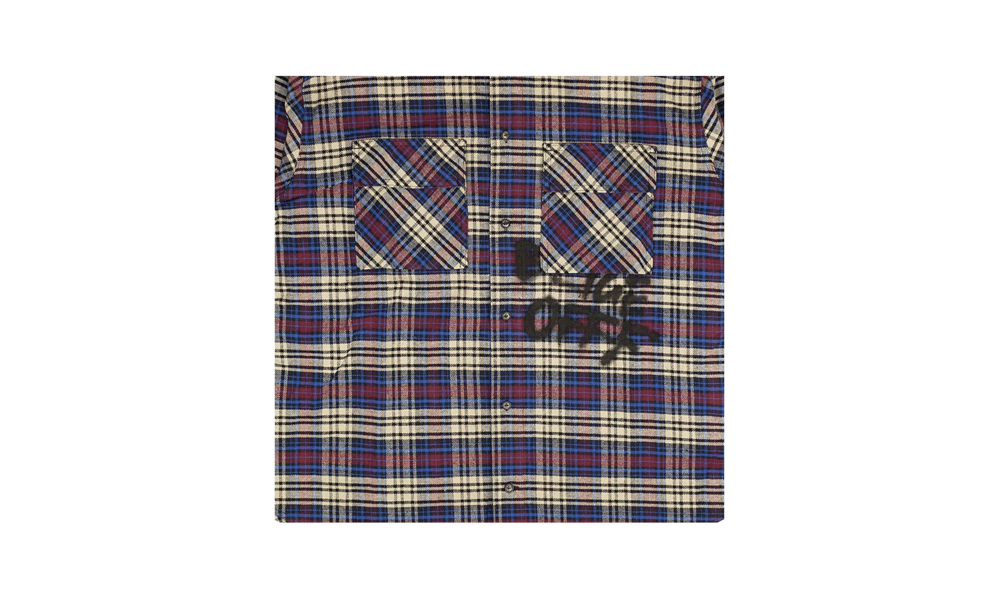 Flannel Check Shirt "Blue" 82NGG OW 1536