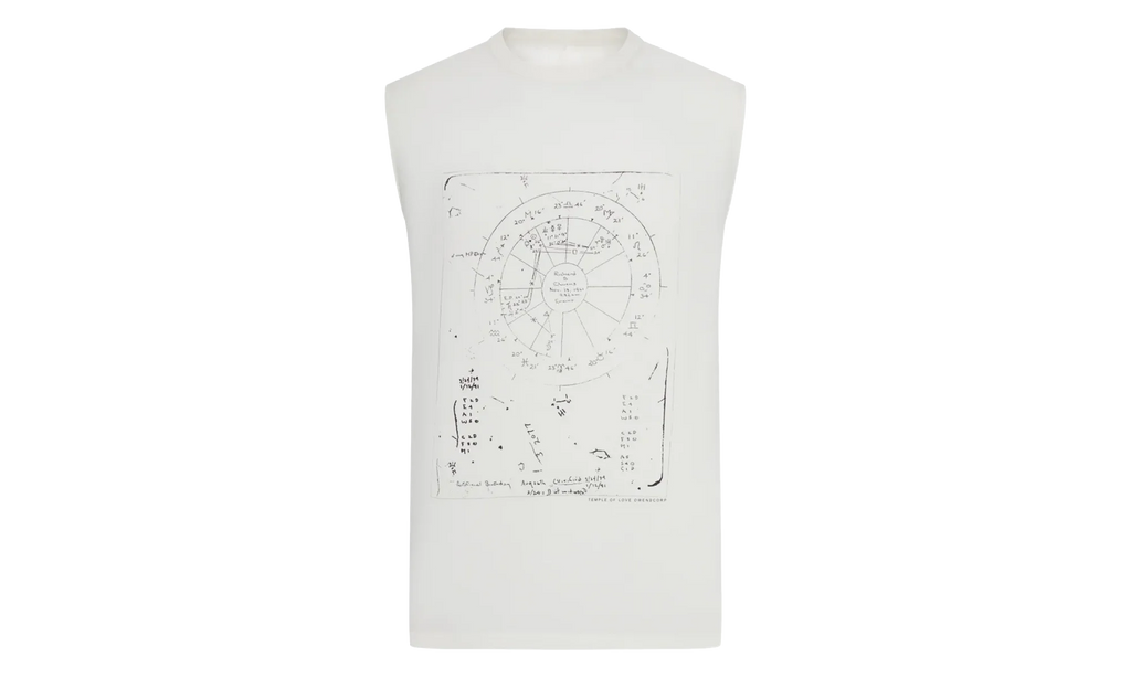 Concordian Brad Sleeveless T-shirt "Milk / Black" RR01F2132 JAEP13 1109