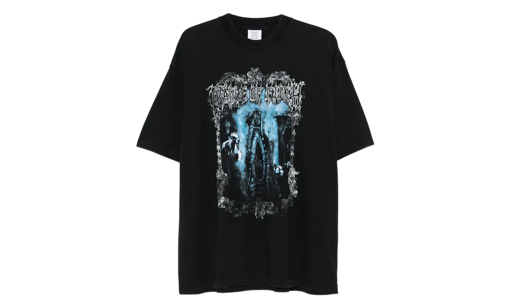 Craddle of Butterfly Oversized T-Shirt "Washed Black" UCF76TR800B WASH