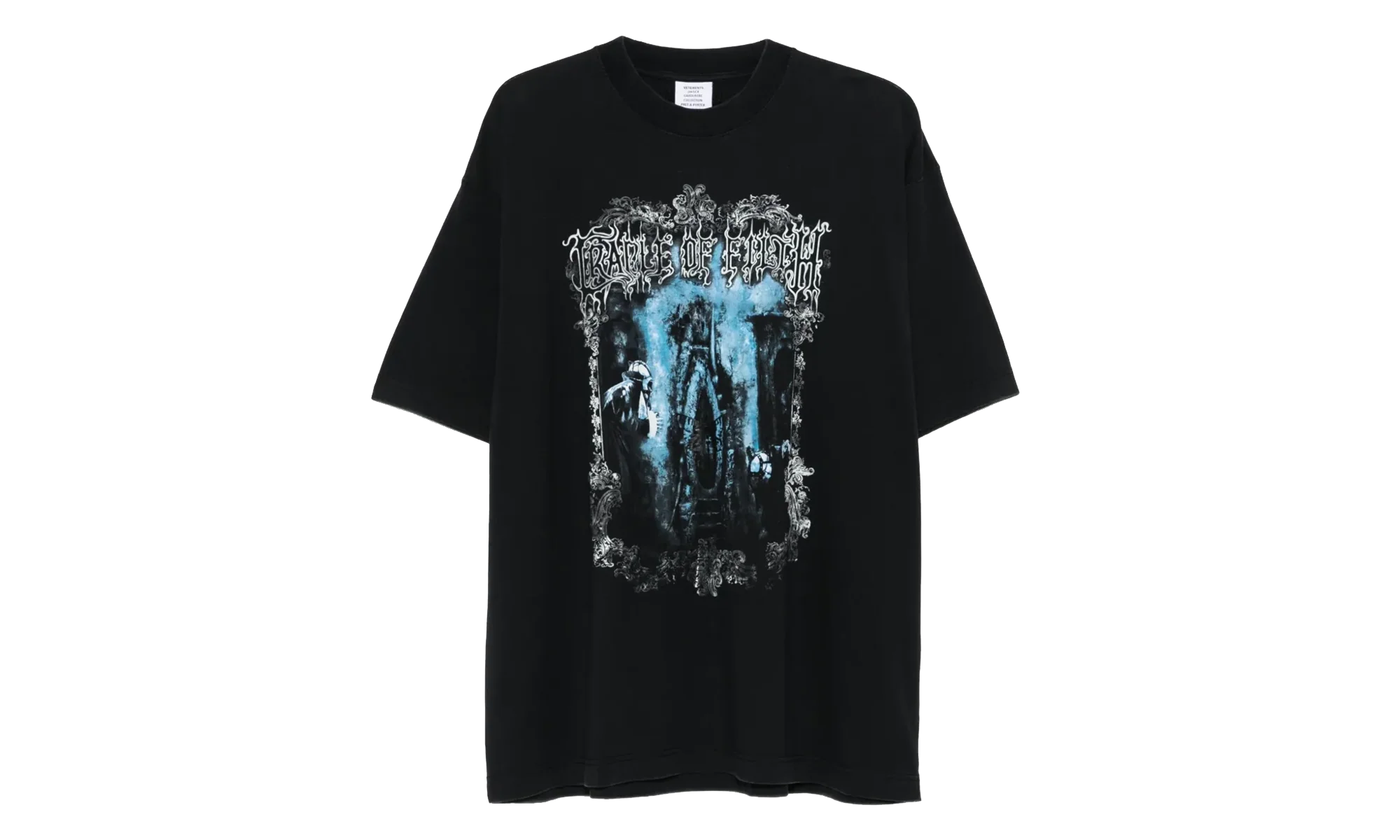 Craddle of Butterfly Oversized T-Shirt "Washed Black" UCF76TR800B WASH