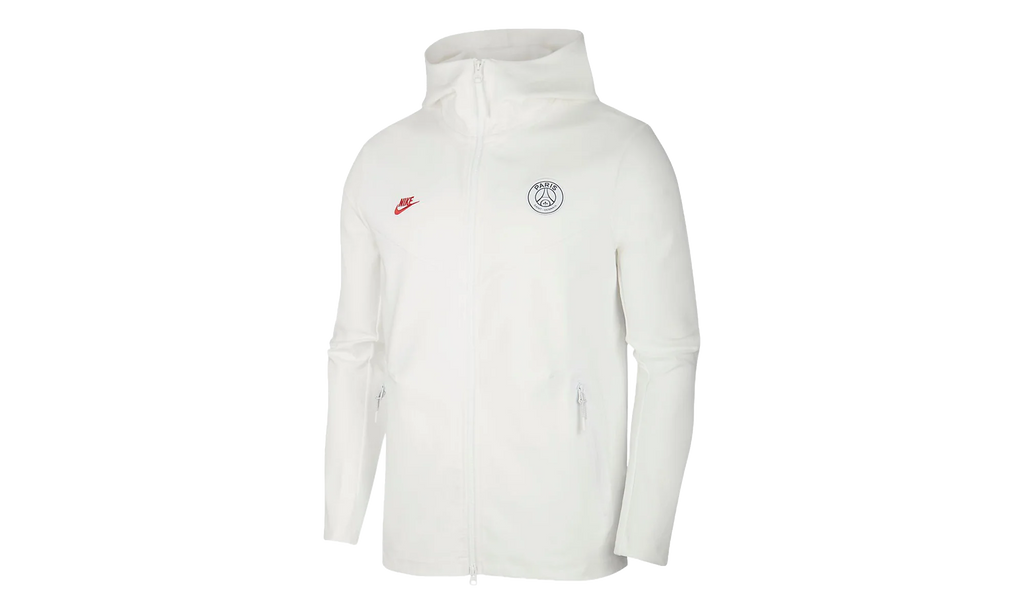 Sportswear Tech Fleece Full-Zip Hoodie "White / University Red" CI2131 104