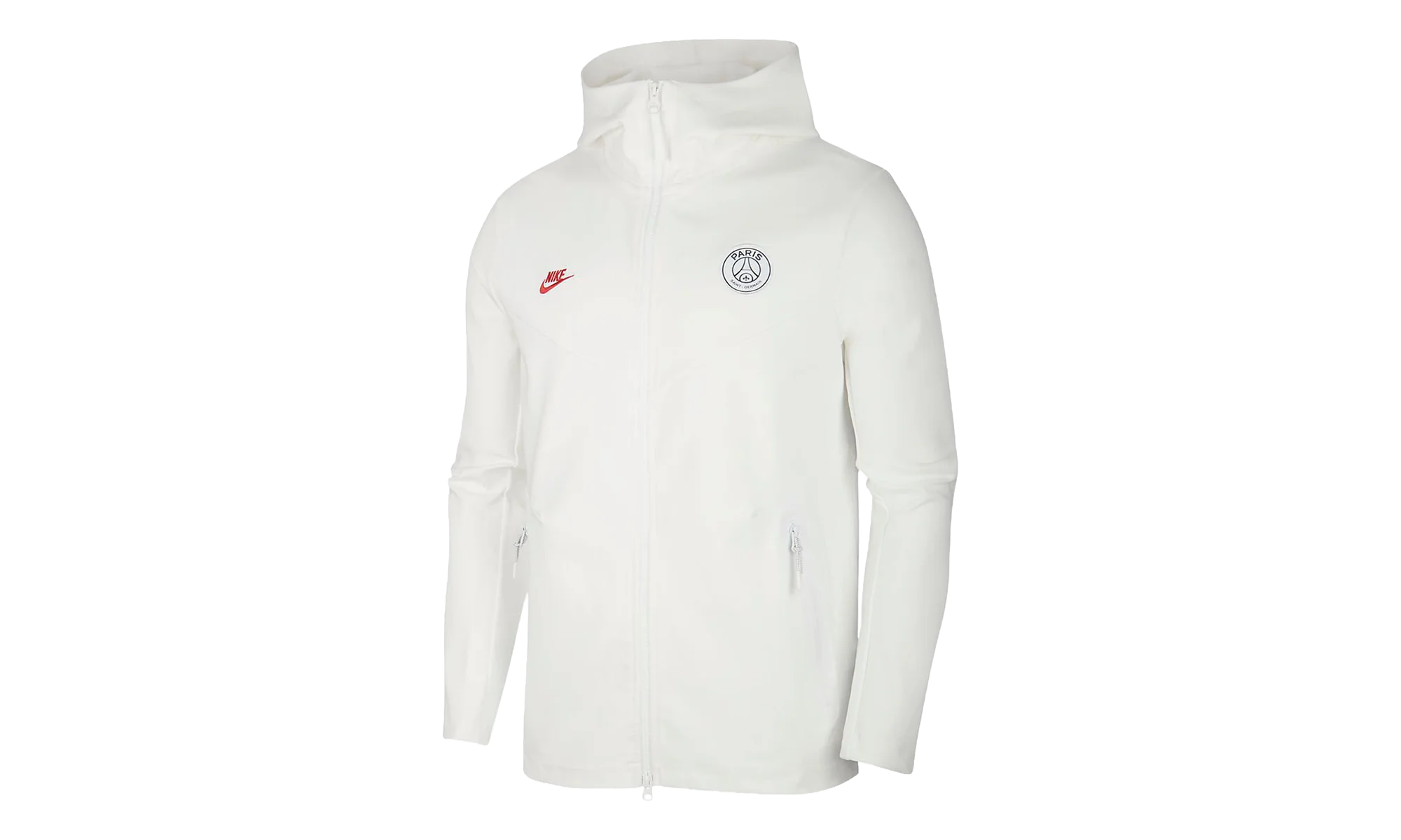 Sportswear Tech Fleece Full-Zip Hoodie "White / University Red" CI2131 104