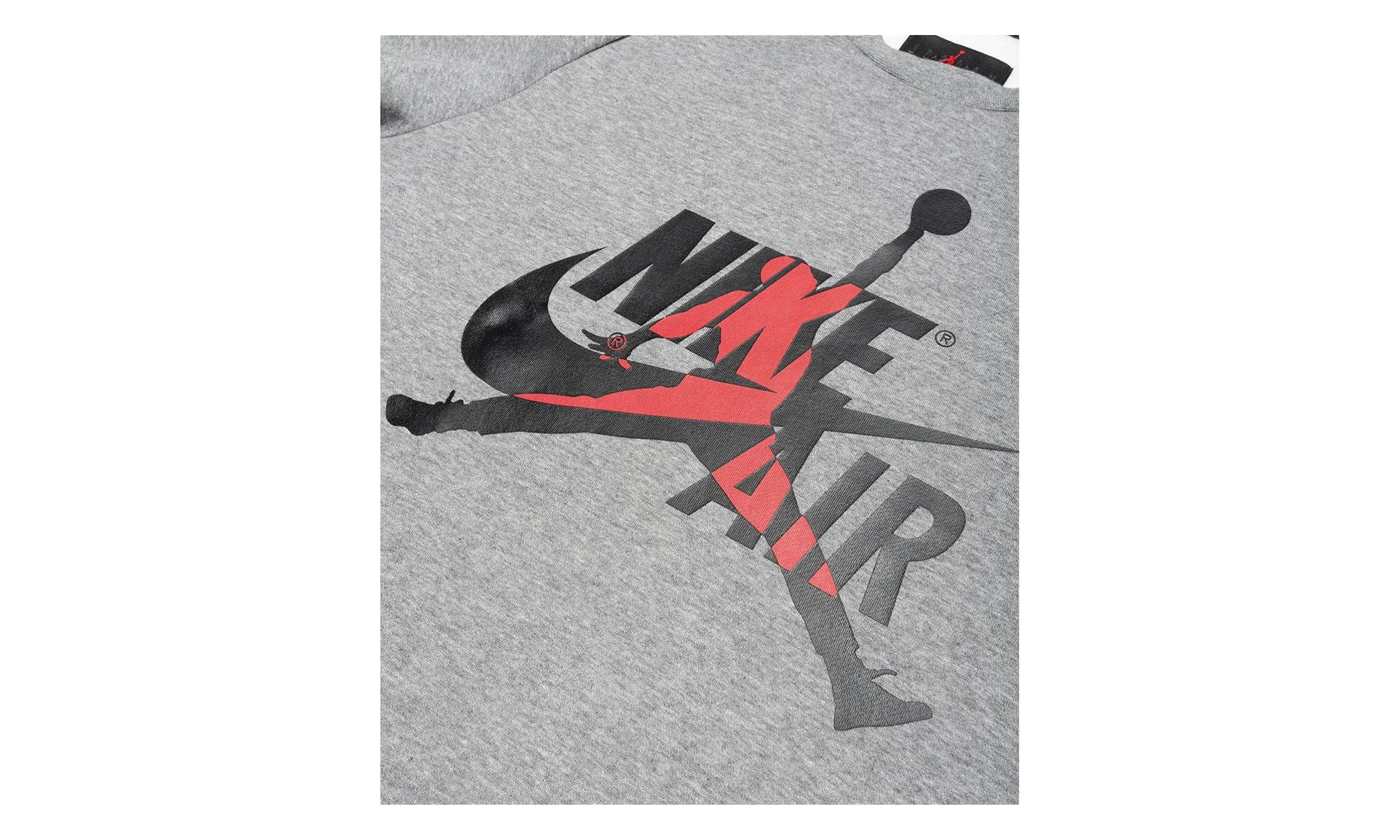 Air Jordan Jumpman Classics Crewneck Sweatshirt "Carbon Heather / Black" BV6006 091