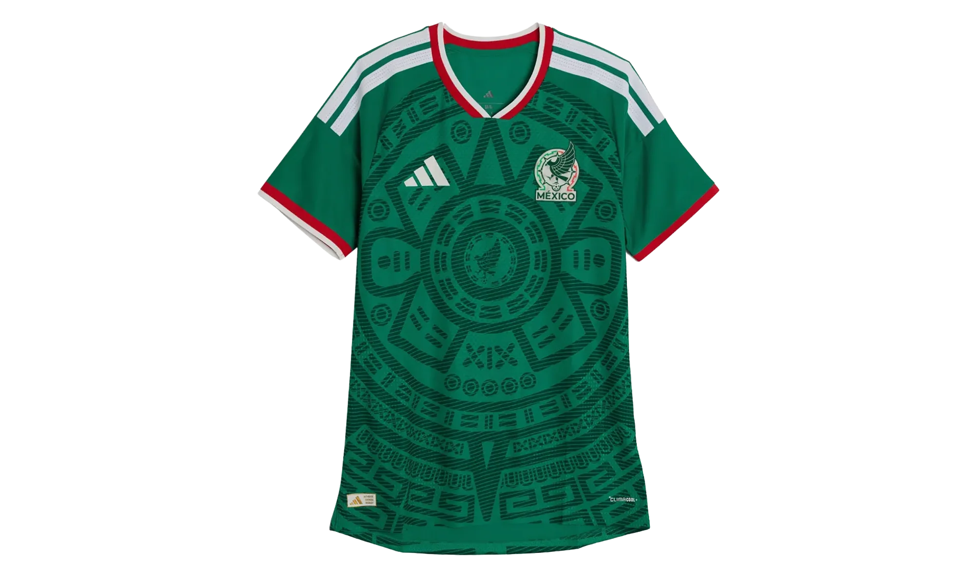 Mexico 26 Home Authentic Jersey "Bold Green" JL8540