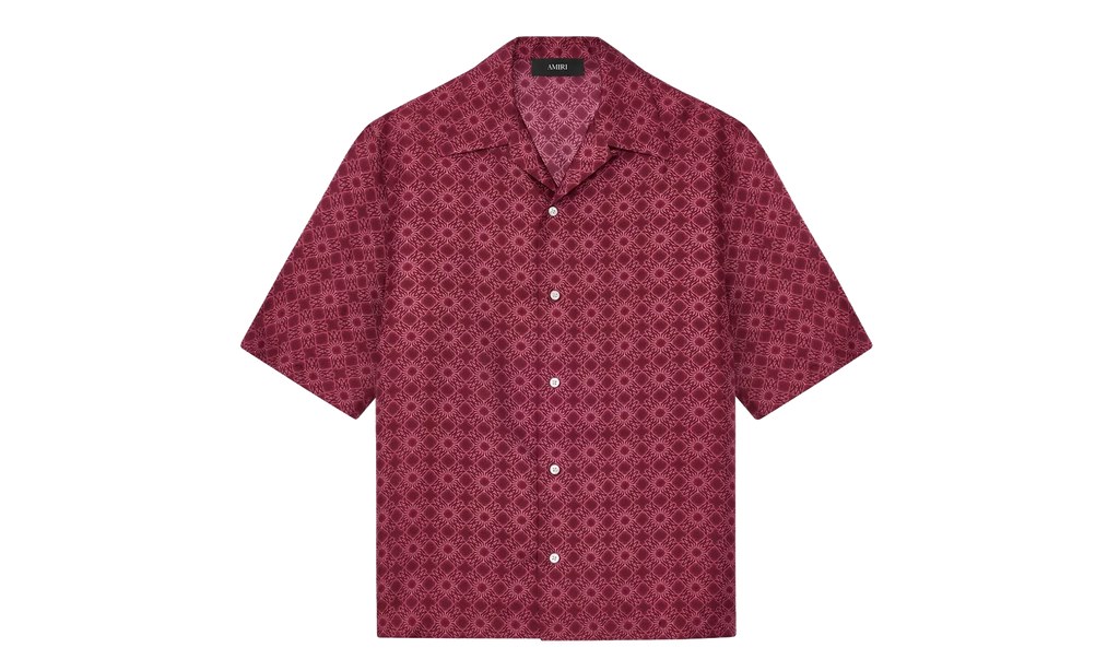 MA Quad Bowling Shirt "Wine" AMSTCA1186