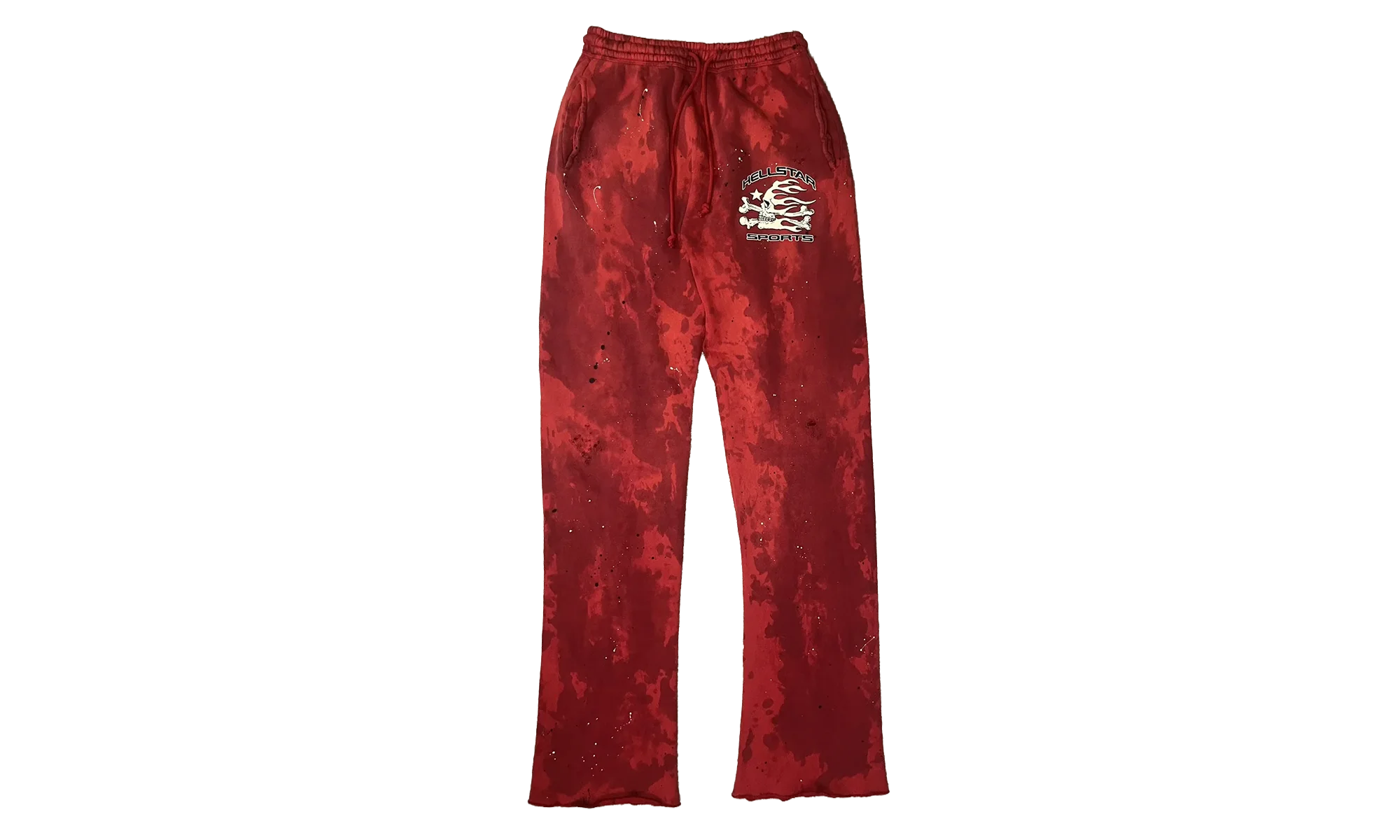 Sports Lava Wash Tie-Dye Sweatpants "Red" HSR151
