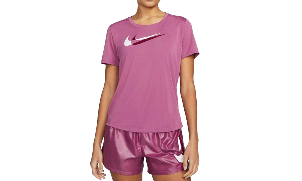 Dri-FIT Swoosh Run Short-Sleeve Running Top"LIGHT BURGUNDY" DD6478 507