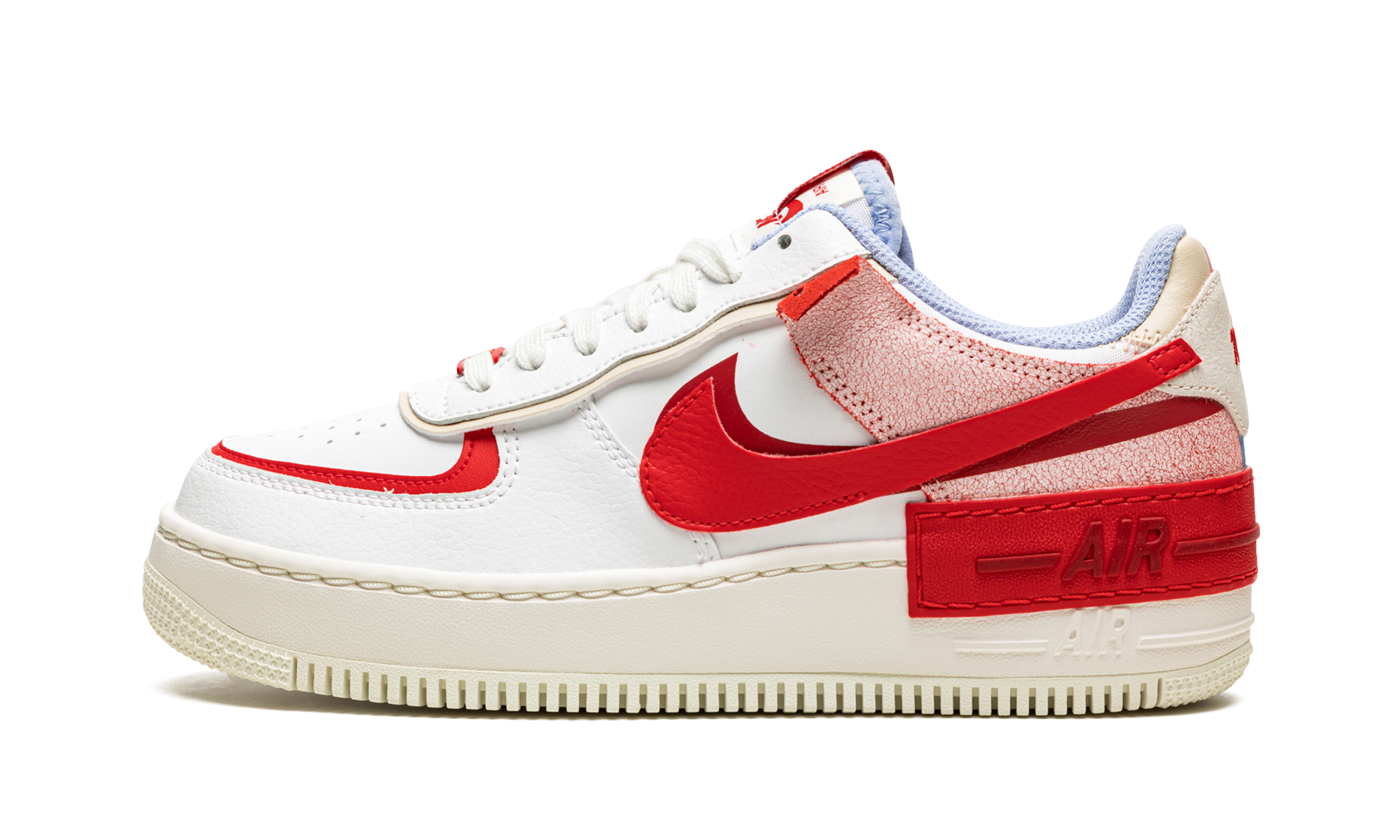 AIR FORCE 1 LO SHADO MNS WMNS"Red Cracked Leather" CI0919 108