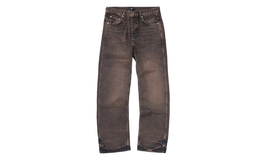 R2 Straight Leg Denim "Brown" MLM100499-BRK