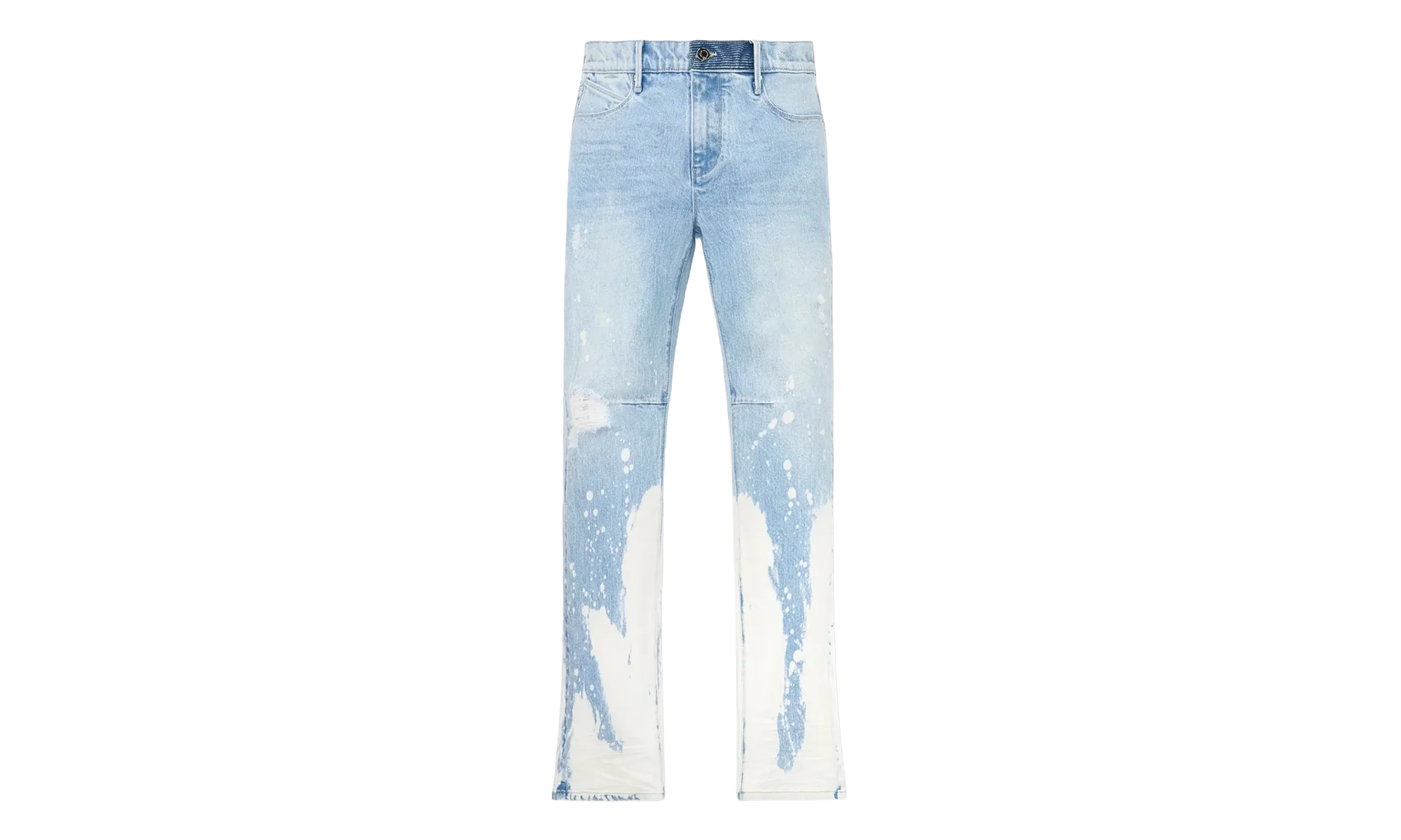 Denis Light Wash Splatter Jeans "Light Blue" MU24D678 B1104WTPSP