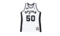 NBA David Robinson Authentic Jersey "1998 San Antonio Spurs - White" AJY4EL18028 SASWHIT98DRB