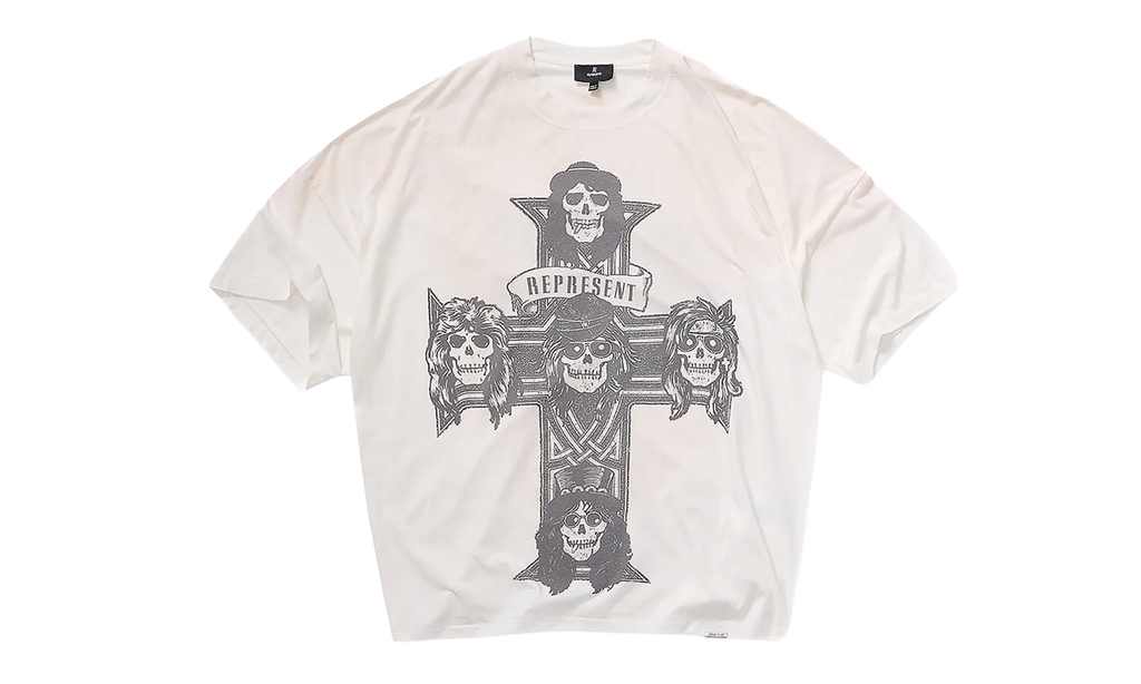 Guns N Roses Cross SS Tee "White" MLM100759-WE