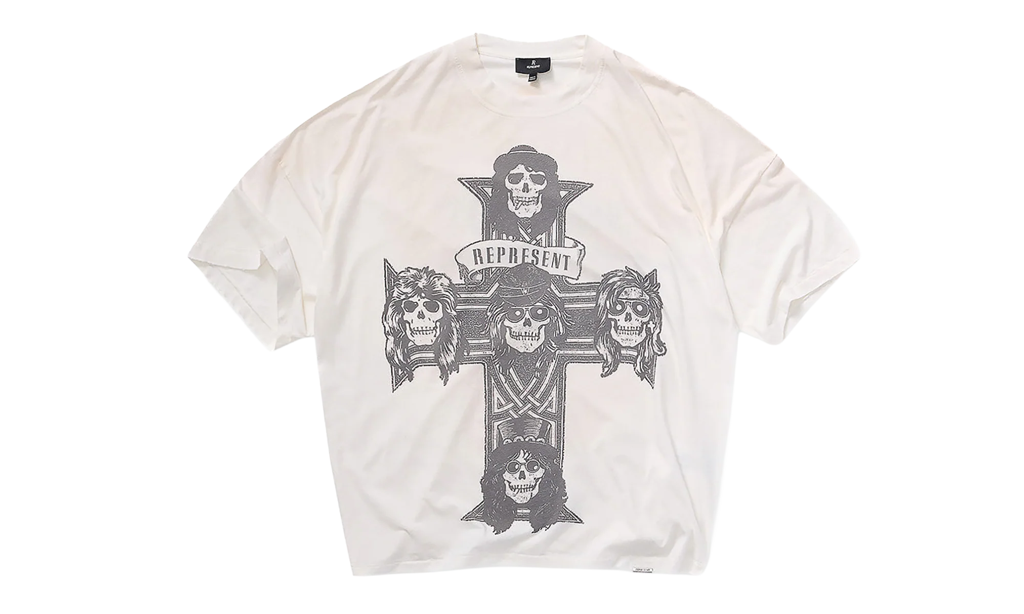 Guns N Roses Cross SS Tee "White" MLM100759-WE