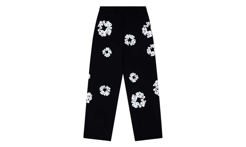 Rhinestone Sweatpants "FW25 - Black" DT420