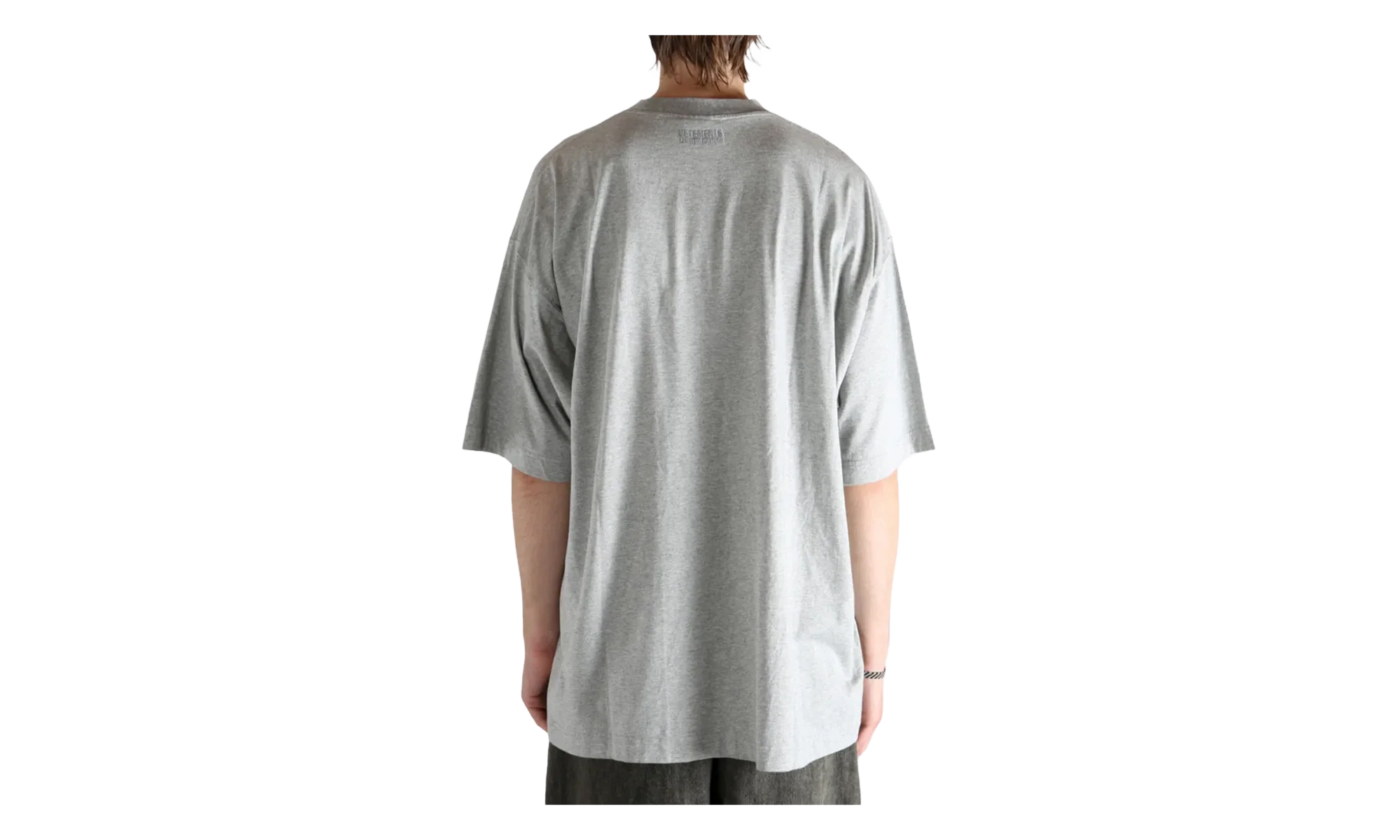 Goth Oversized T-Shirt "Grey Melange" UH76TR800G GREY