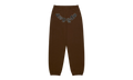 Rhinestone OG Logo Sweatpants "Brown" SP5der305