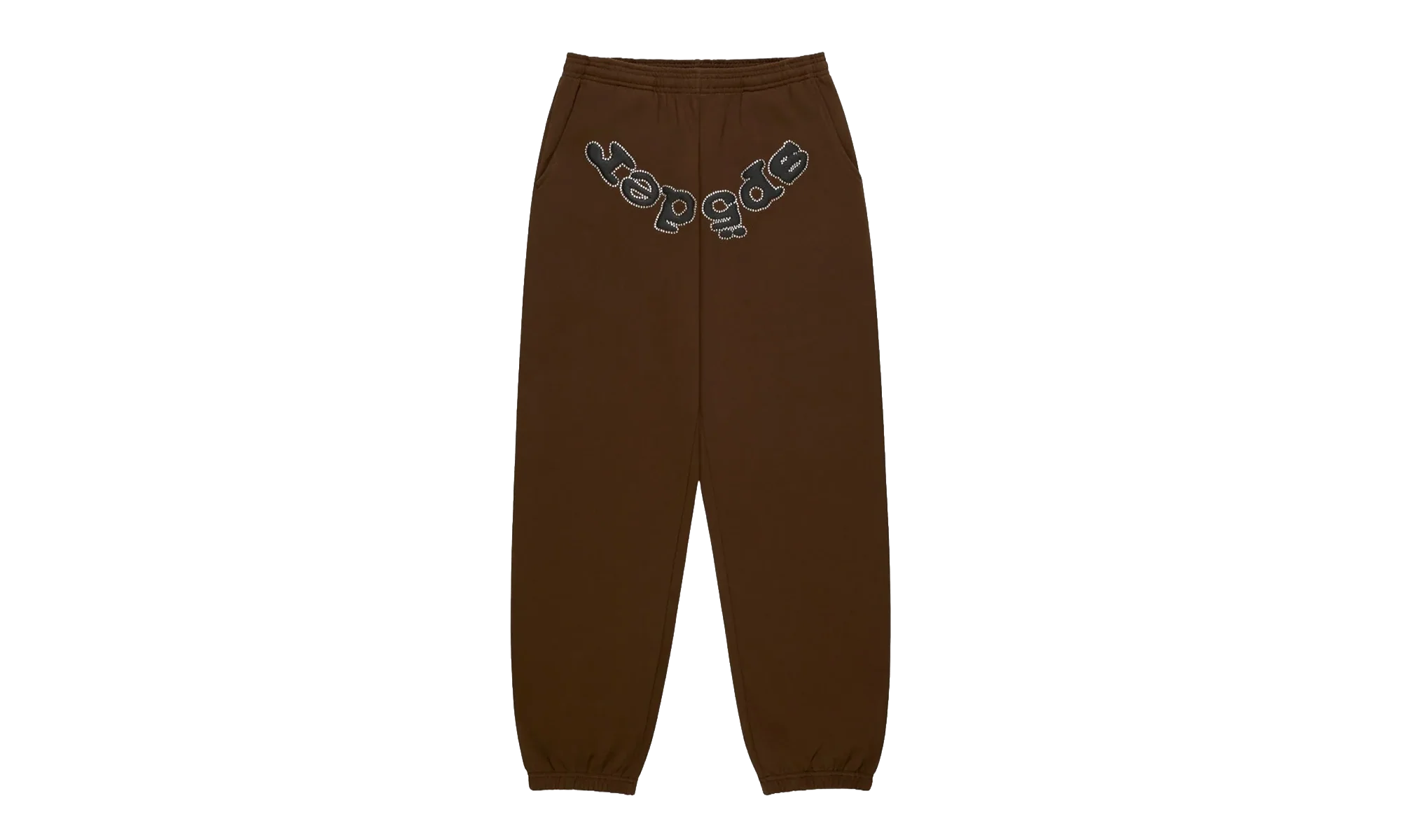 Rhinestone OG Logo Sweatpants "Brown" SP5der305