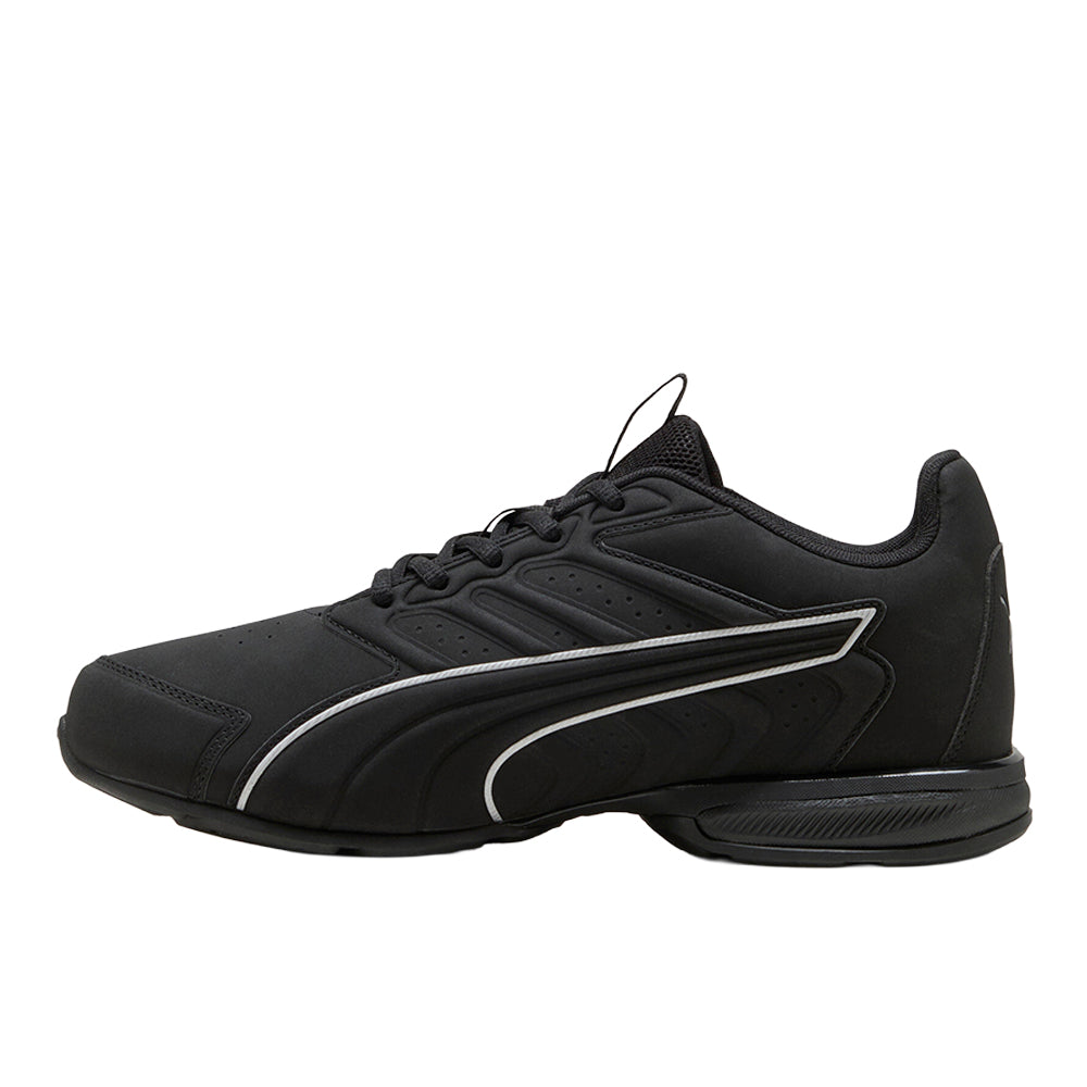 Electro Synthetic Leather Lace Up Sneakers