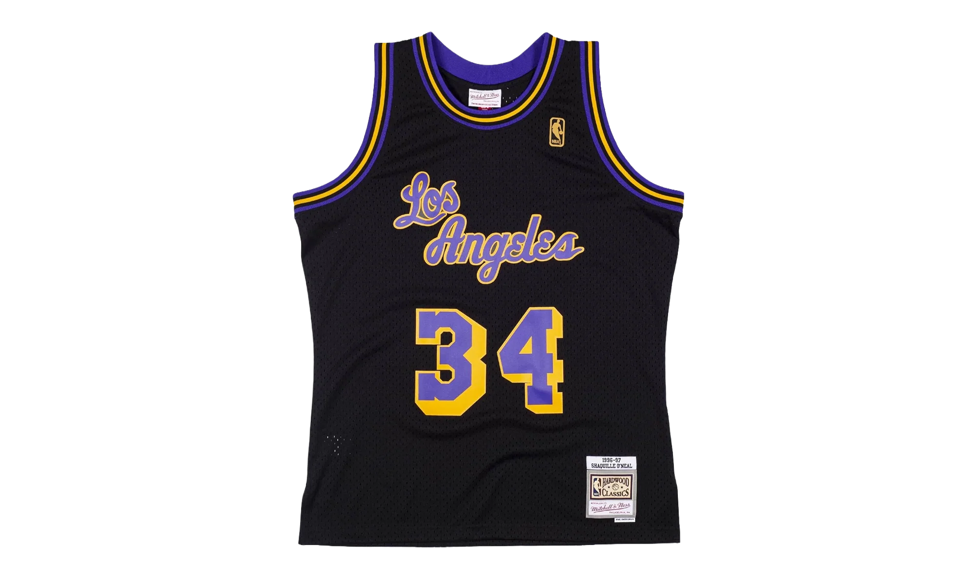 NBA Shaquille O’Neal Reload Swingman Jersey "1996 Los Angeles Lakers - Black" SMJYCP19273 LALBLCK96SON