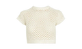 Rhea Knit Cropped Tee WMNS "Cream" KHW030308 112