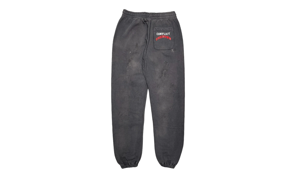 Struggle Logo Sweatpants "Saint Michael - Black" DT370
