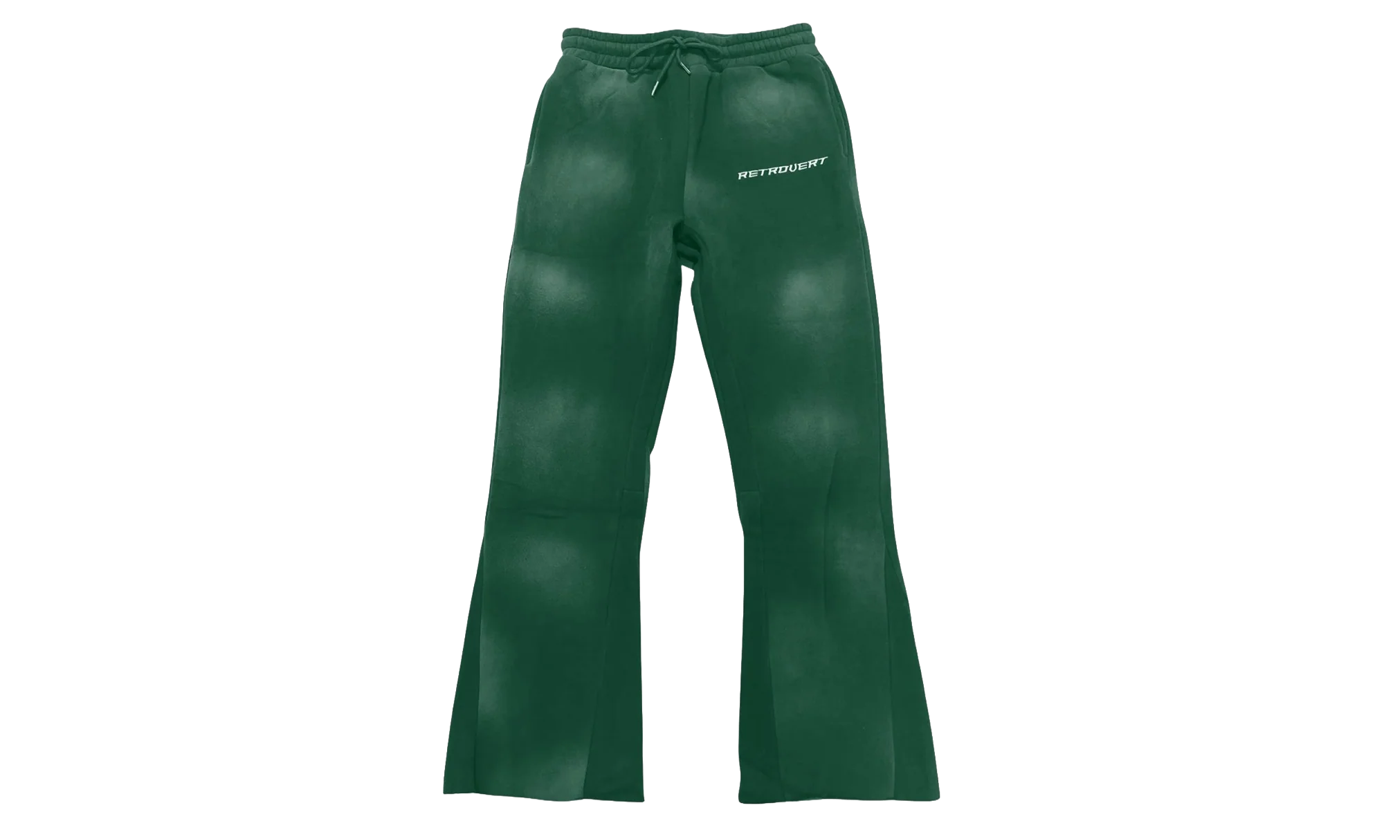 Prefall Flare Sweatpants "Green Washed" RET002
