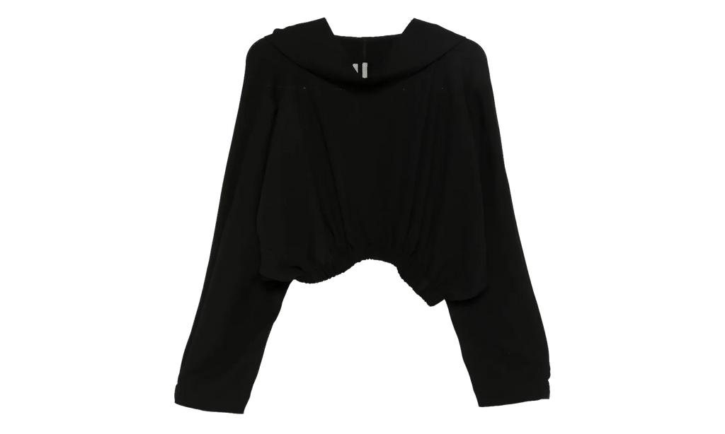 Cropped Hooded Tunic WMNS "Black" RO02E4262 WA 09