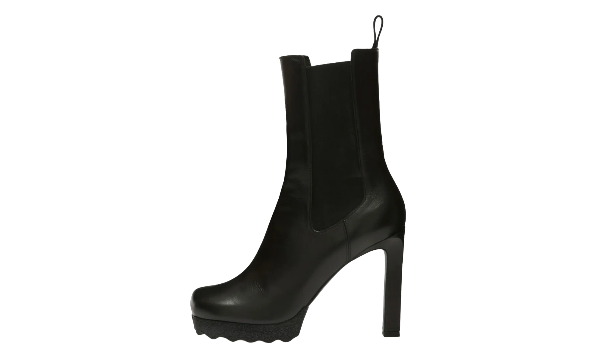 Calf Sponge High Chelsea Boot "Black" 17577626JF