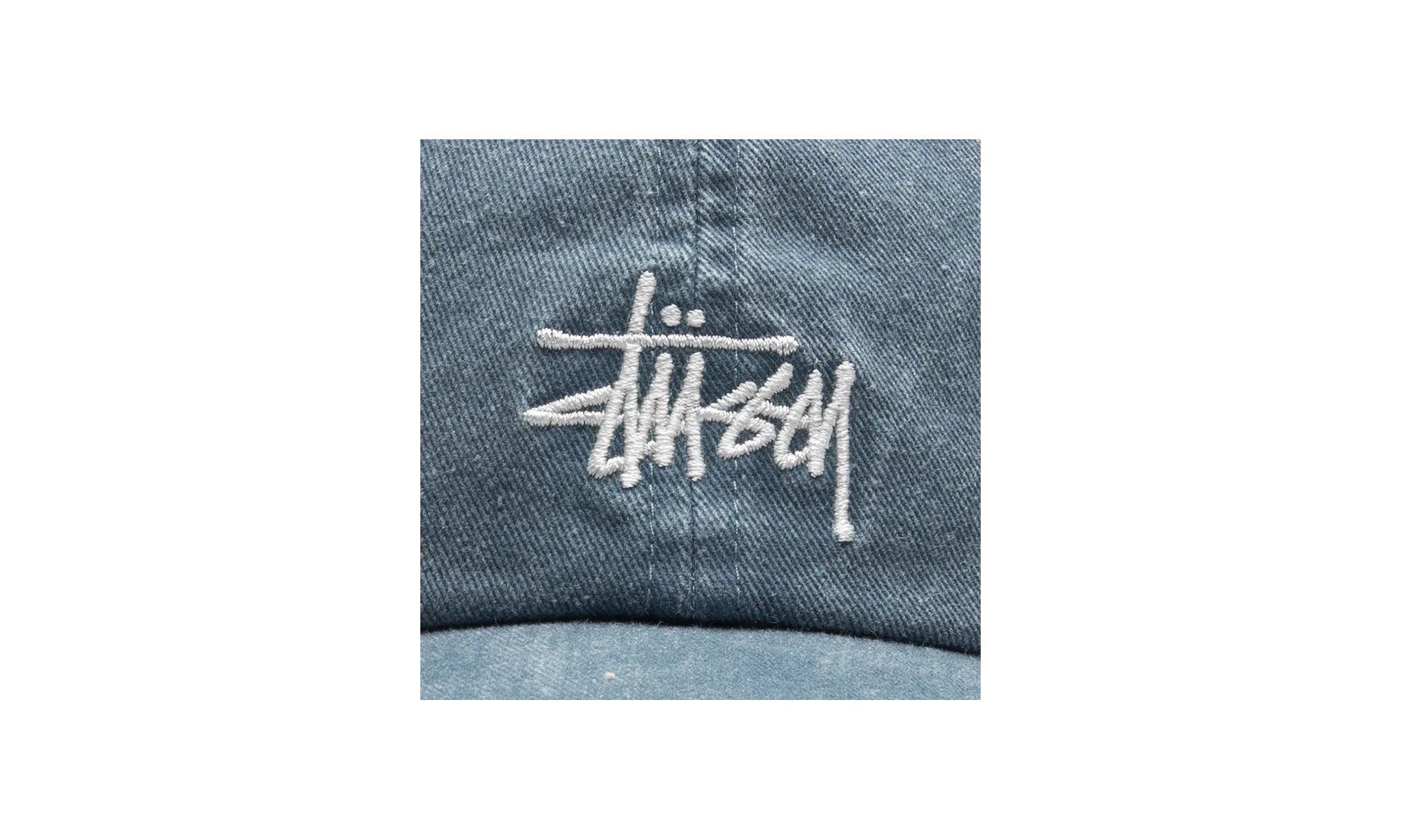 BASIC WASHED LOW PRO CAP "INK BLUE" STUS335