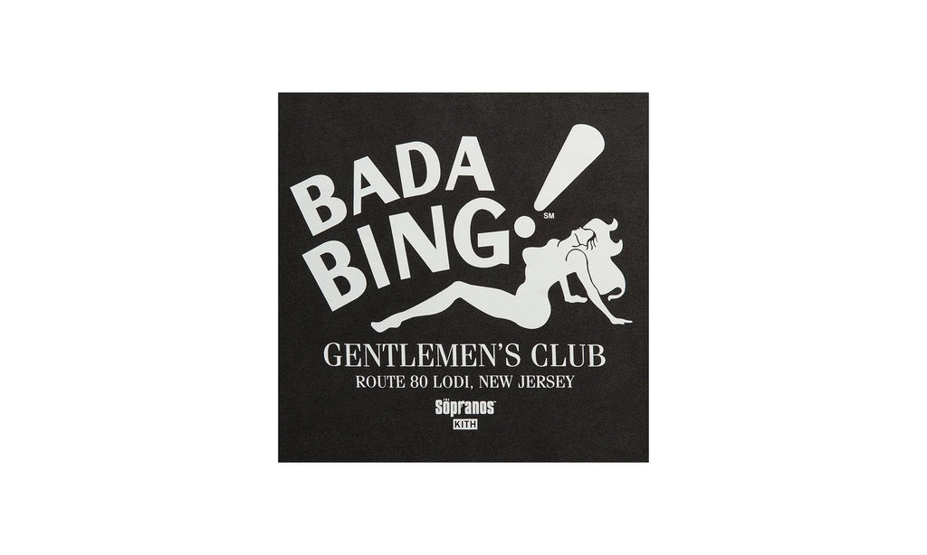 The Sopranos Bada Bing Vintage Tee "Black" khm034652 001