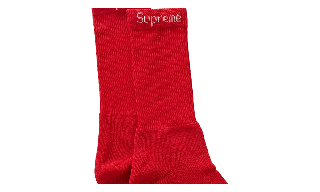 Hanes Crew Socks "Red" SU26997