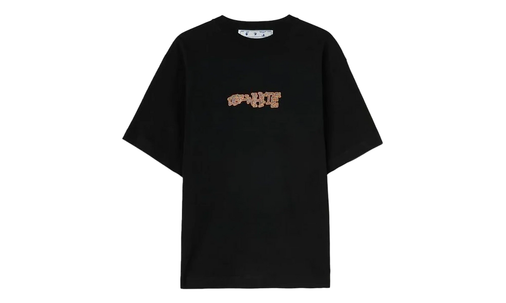Glitz Carlos Over Skate Short-Sleeve Tee "Black / Silver" OMAA120F22JER0161072