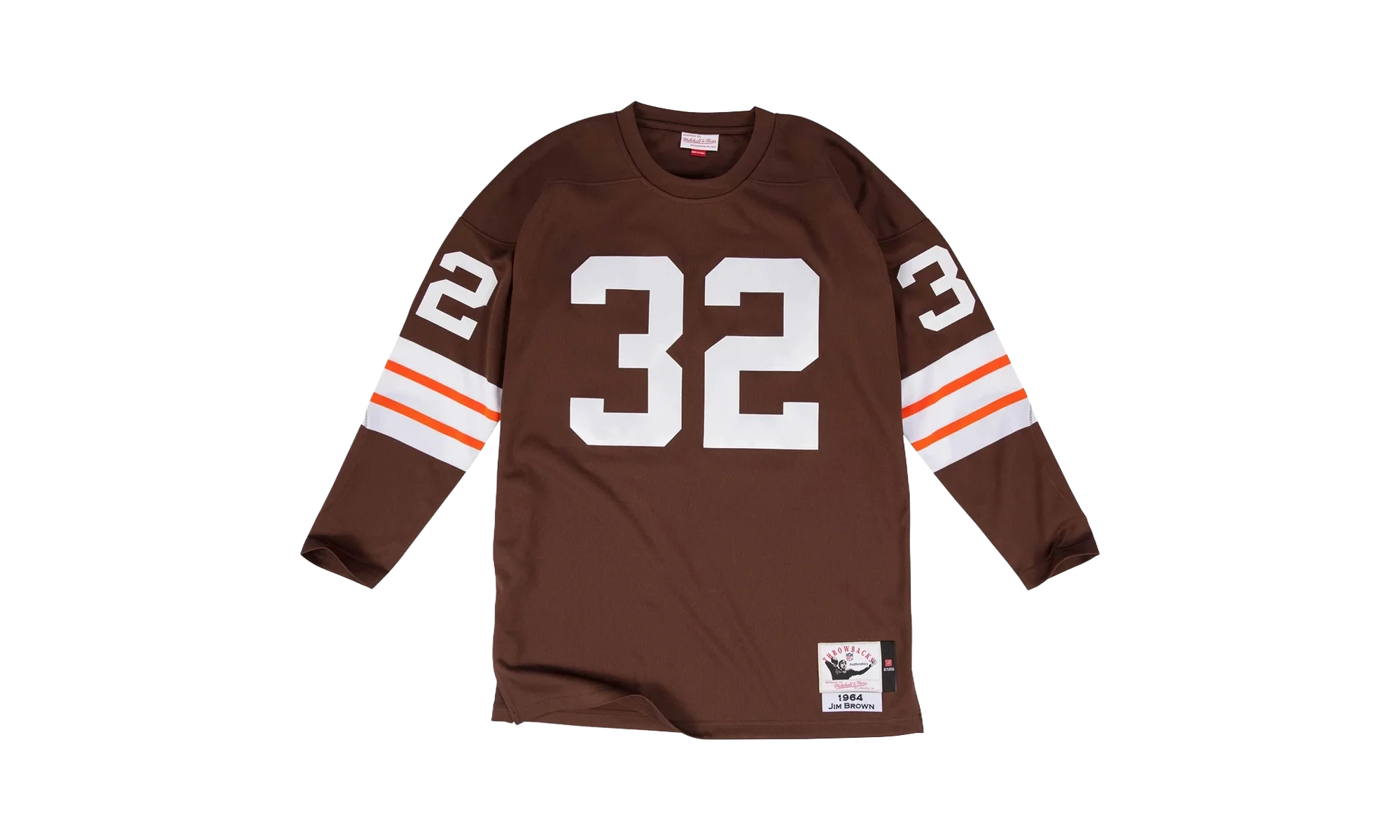 NFL Jim Brown Authentic Jersey "1964 Cleveland Browns - Brown" AJY6CP18021 CBRBROW64JBW