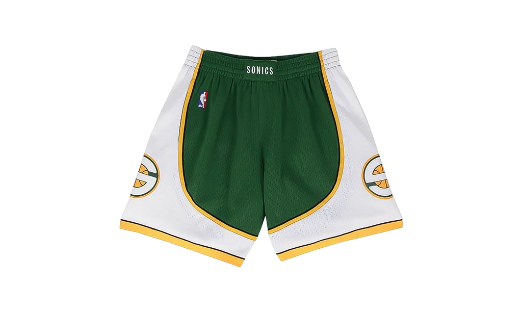 NBA Swingman Road Shorts "2007-08 Seattle SuperSonics - Dark Green" SMSHGS18254 SSUDKGN07