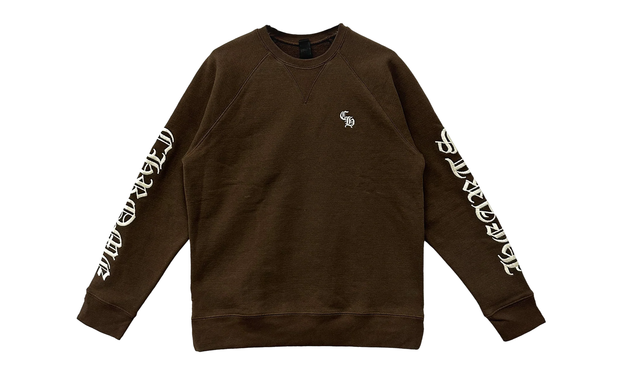 Embroidered CH Hoodie "Brown" CHRM0791