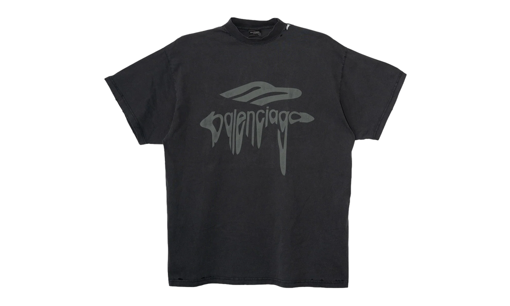 3B Liquefied Logo Short Sleeve Tee "Black" 787349 TRVS8 1013