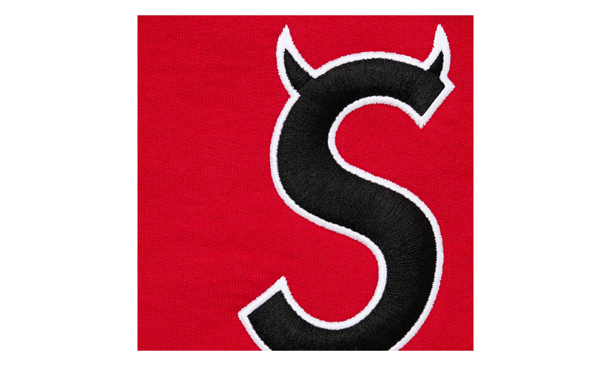 Devil S Logo Zip Up Hooded Sweatshirt "SS26 - Red" SU27313