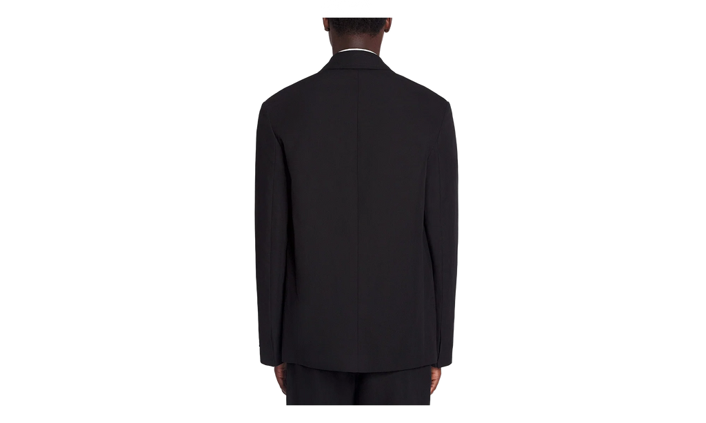 LINEN DECONSTRUCTED SINGLE-BREASTED JACKET "Black" RM JA0122 5870 P24 10