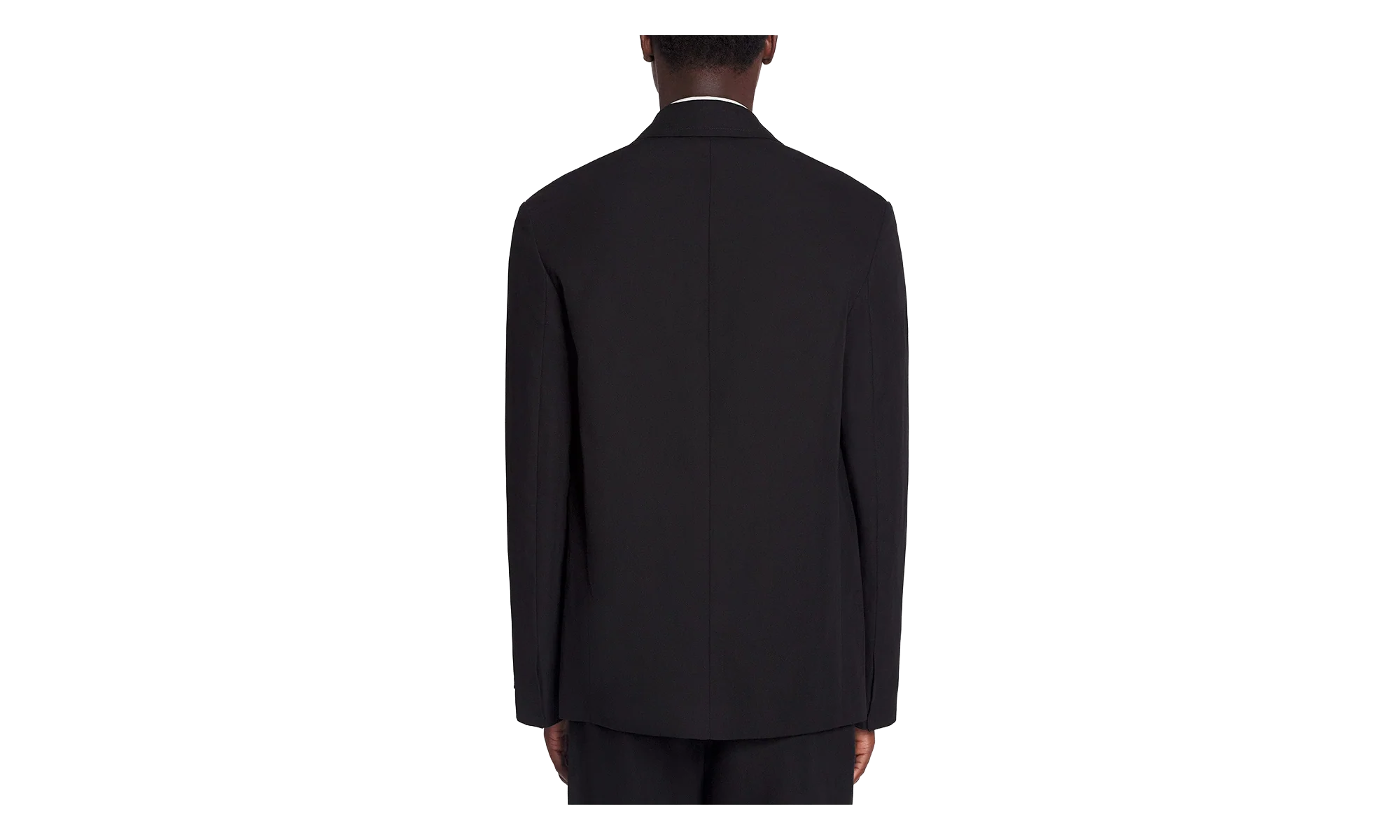 LINEN DECONSTRUCTED SINGLE-BREASTED JACKET "Black" RM JA0122 5870 P24 10