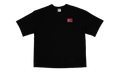 Life Short-Sleeve Boxy Knit Top "Black" II4379 010