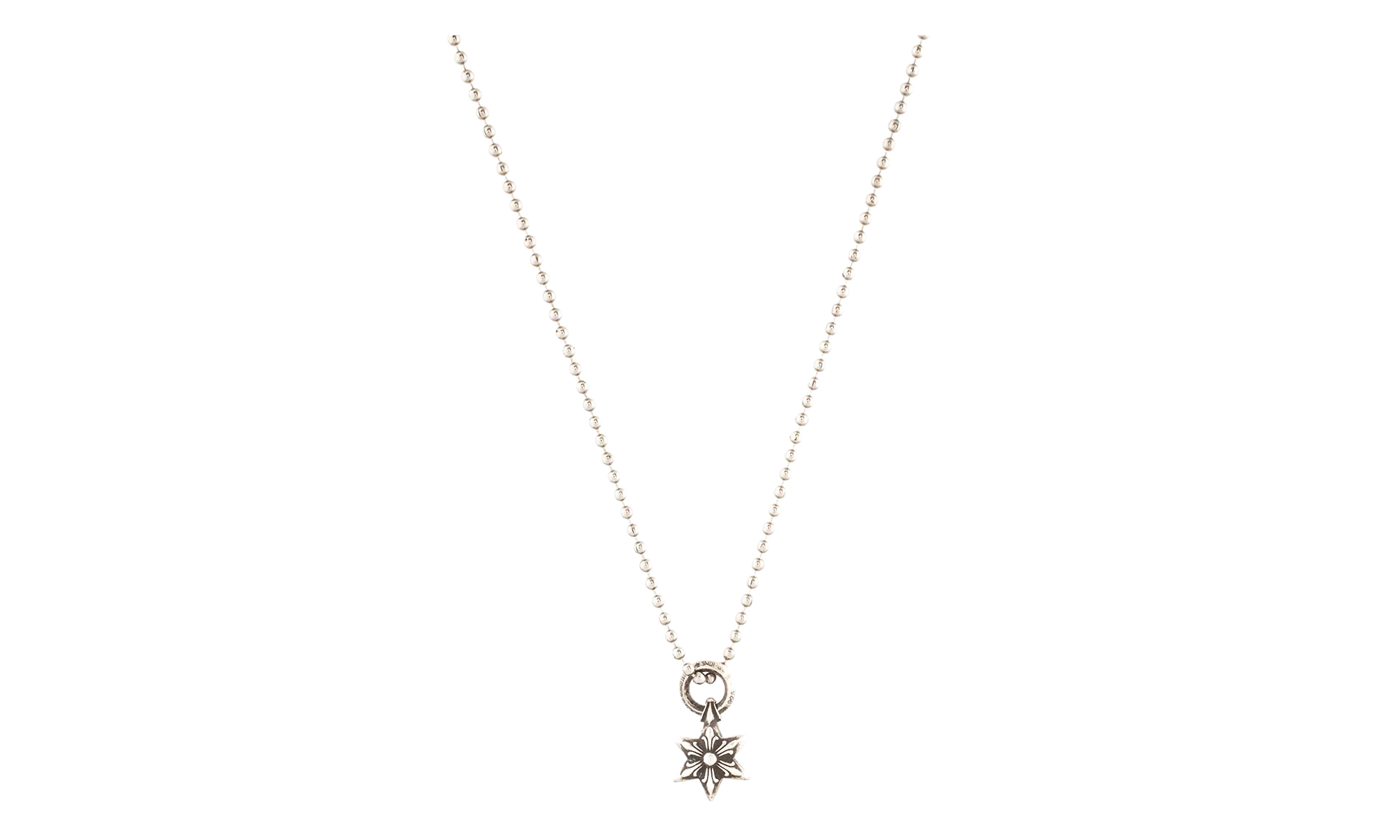 Star pendant with BallChain "Silver" CHRM0756