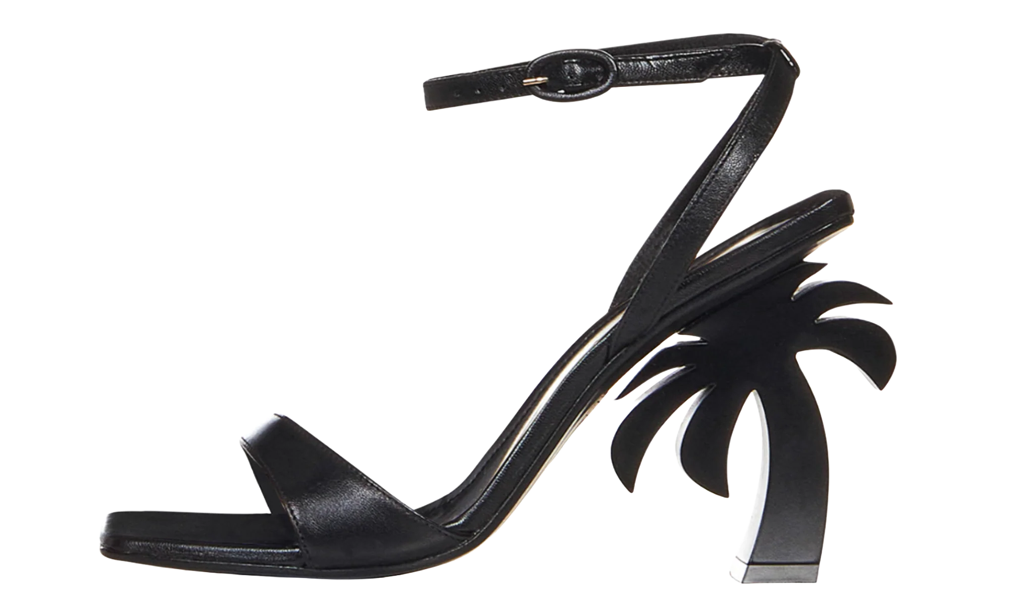 Beach Heels WMNS "Black" PWIH004S23LEA0011000