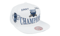 NBA Hardwood Classics 97 Champ Flipside Snapback Cap "Chicago Bulls - White" HS8712 CBUWHIT