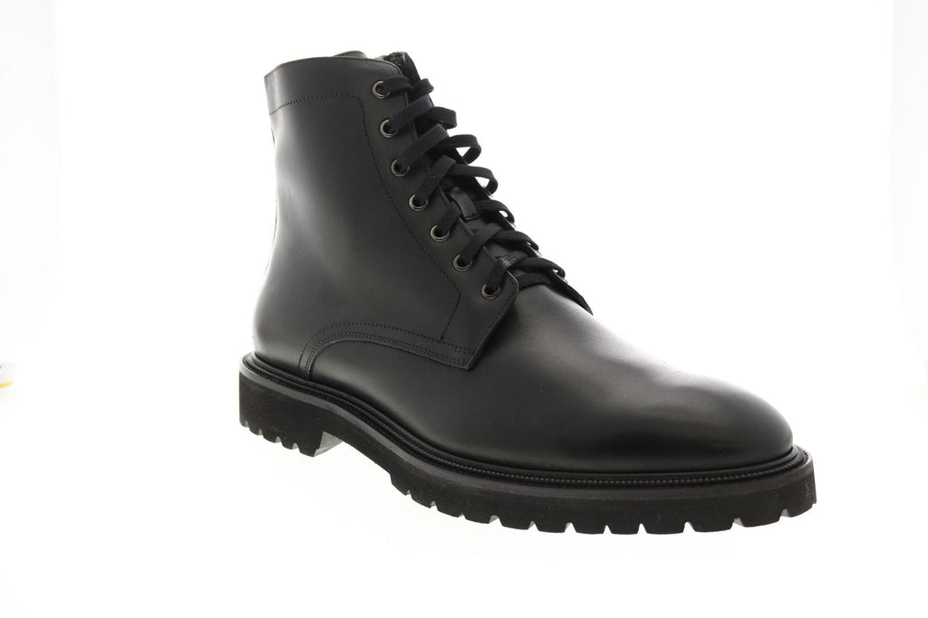 Aquatalia Patrizio Calf 34M0935-BLK Mens Black Leather Casual Dress Boots