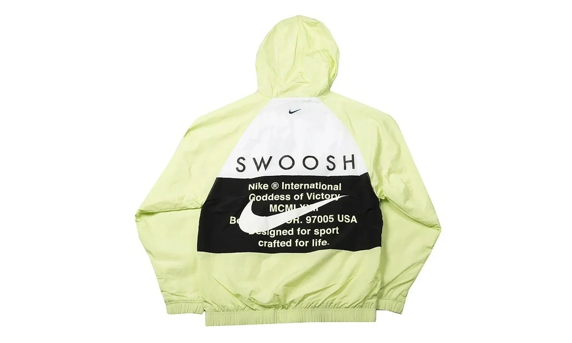 Sportswear Swoosh Woven Hooded Jacket "Barely Volt" CJ4888 701