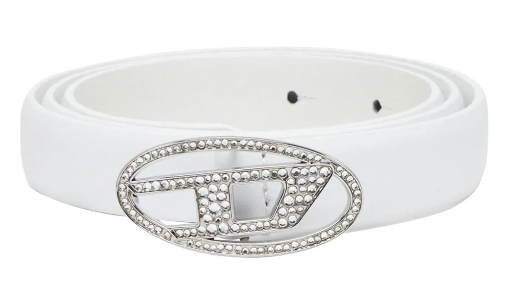 B 1DR Strass 20 Belt "White" X09972 P6364 T1003