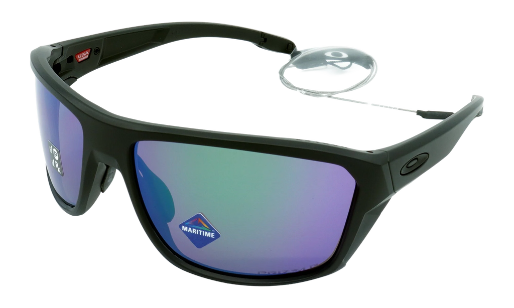 Split Shot Polarized Sunglasses "Matte Black / PRIZM Maritime Polarized" OO9416 11