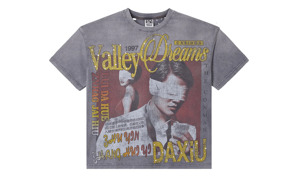 Charcoal Casino Tee "Grey" VAL40