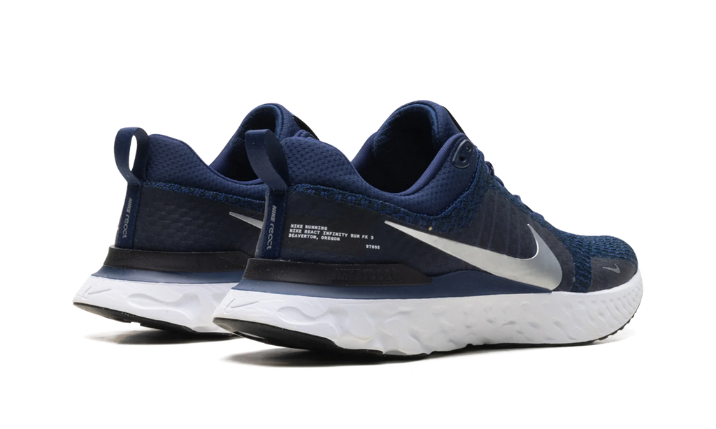 React Infinity Run Flyknit 3 "College Navy Metallic Silver" DZ3014 401